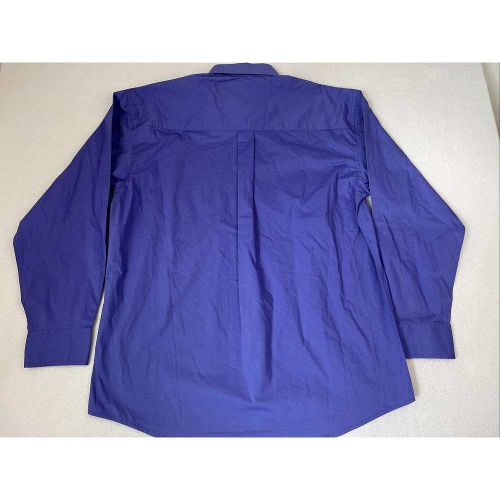 Wrangler George Strait Collection Blue Western Button Down Shirt MGS275P L - Picture 2 of 5